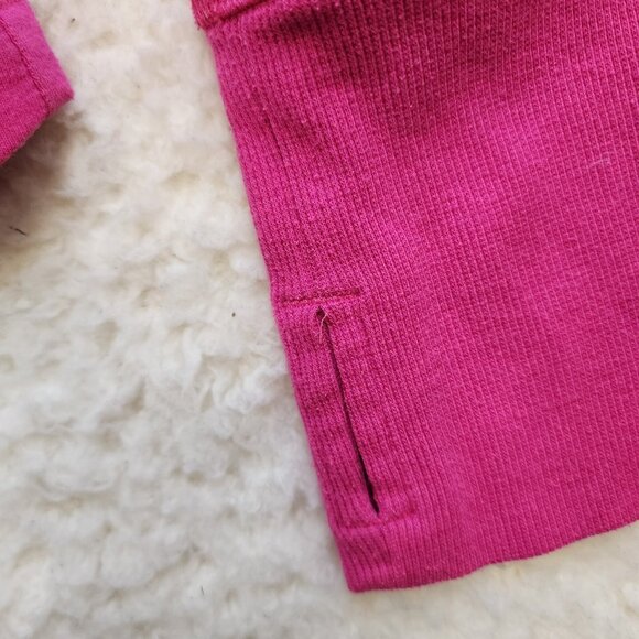 Champion Moto Hoodie Sweatshirt XL Bright Pink Thumbhole Full Zip Pockets Active - Picture 5 of 10